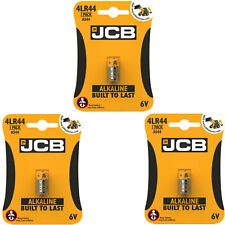 3 x JCB 4LR44 Batteries 6V