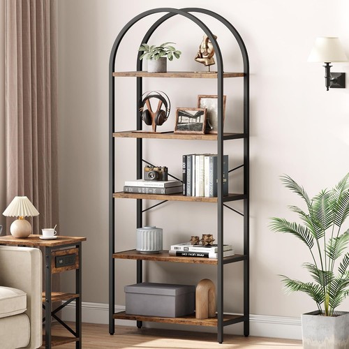 Tier bookcase arched - 5,