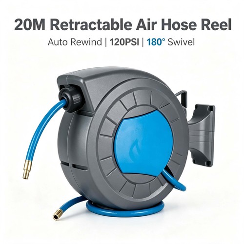 Retractable air hose reel 8 - air,