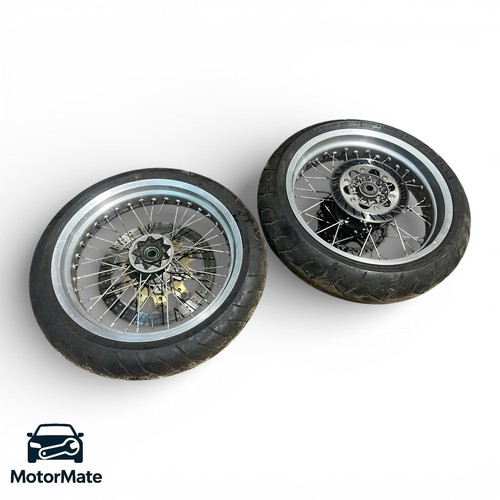 Front and rear wheel - front,