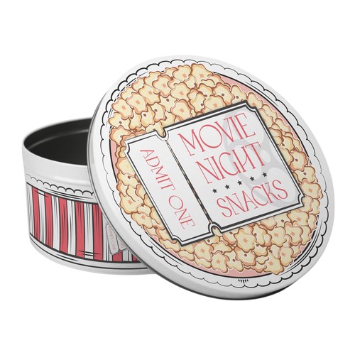 Movie snacks tin cinema - tin, &