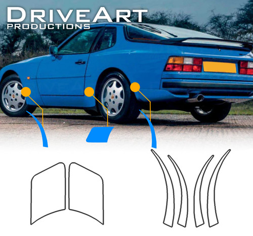 Fits porsche 944 arches - fits, set