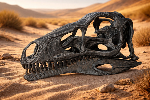 Eoraptor dinosaur skull 3d - dinosaur,