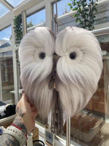 Macrame owl boho decor - macrame,