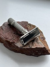 Gillette Fat boy E4 Adjustable safety Razor 1959 Vintage