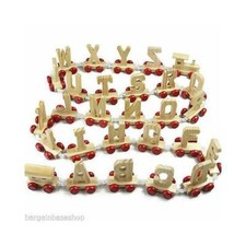 Brand New Wooden Alphabet Train Letters Personalised Names as Children Gift