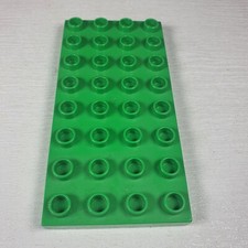 Official Lego Duplo 4x8 Stud Base Board Plate - Green - FREE SHIPPING 