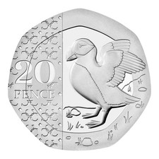 2023 Rare Puffin 20p pence