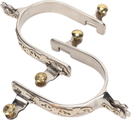 2pcs western cowboy spurs - western,