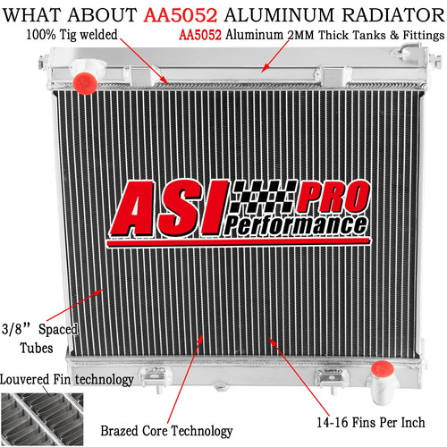 Rows radiator aluminium - 3, fit