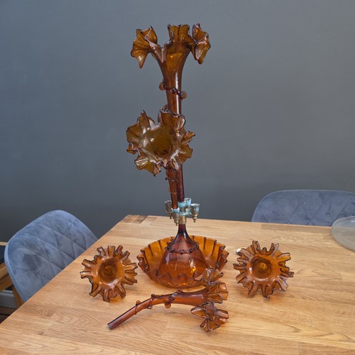 Antique large horn amber - antique, 5