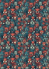 SPIDERMAN Birthday Gift Wrap -