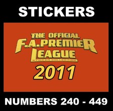 Topps 2011 Premier League stickers # 240 - 449