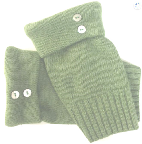 Fingerless gloves green - fingerless,