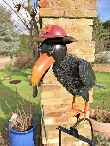 Rocking crow garden - rocking,