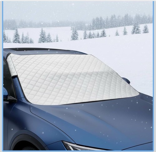 Car windscreen frost ice snow - frost,