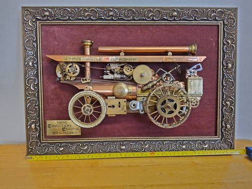 Steam traction engine wall - steam,