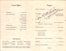 1970 JESSE OWENS AUTOGRAPHED