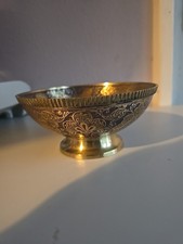 Vintage Brass  Bowl  
