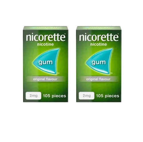 Nicorette original gum - gum, 2mg