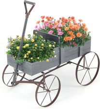 Decorative Wooden Garden Wagon