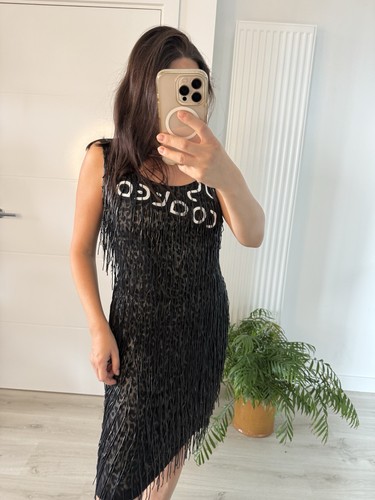 Miss sixty black beaded - beaded, dress