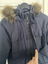 M&S Boys Navy Hooded School