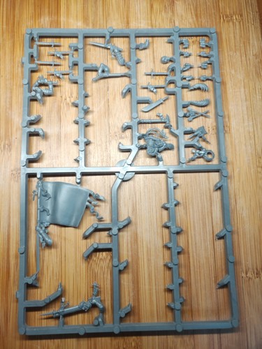 Empire militia command sprue - empire,