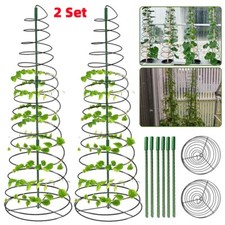 Plant Support Stakes Tomato Cages Spiral Stakes Plant Stakes Tower for Climbing