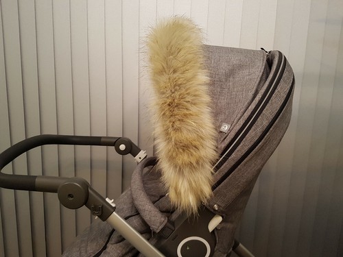 Silver cross pram hood - pram, furs