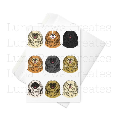 Pekingese card - card,,