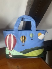 Yoshi Blue Leather Limited Edition Hot Air Balloons Bag Gorgeous BNWOT 