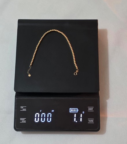 18ct extra design - beaded, solid