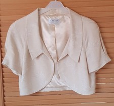 PRECIS BROCADE/EMBROIDERED BOLERO JACKET, SIZE 12 - HARDLY WORN
