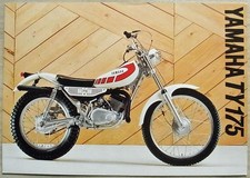 YAMAHA TY175 MOTORCYCLE Sales Specification Leaflet 1979 #LIT-3MC-0107223-79E