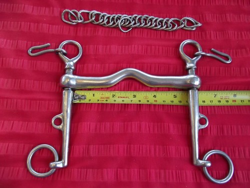 Weymouth horse bit with - horse,
