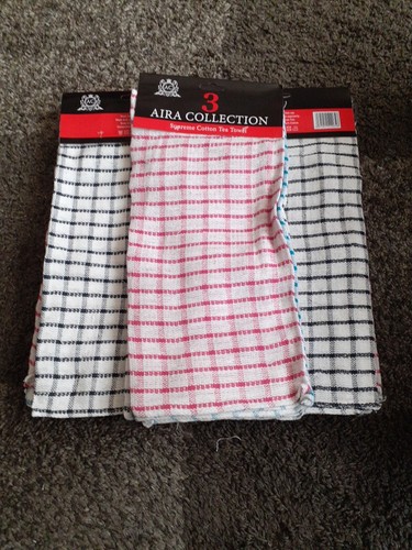 Joblot cotton tea - tea, towels