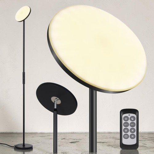 Led floor lamp dimmable remote - led,