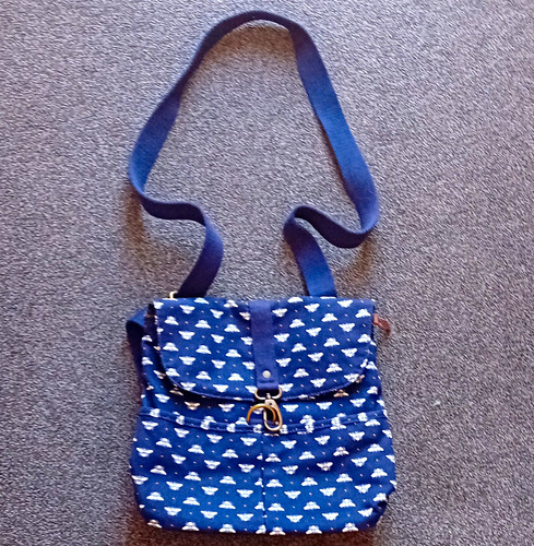 Fat face navy bumble bee - face,