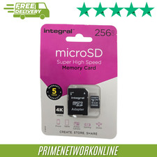 INTEGRAL V30 Class 10 microSD Memory Card 256GB | High-Speed UHS-1 U3 ⭐⭐⭐⭐⭐