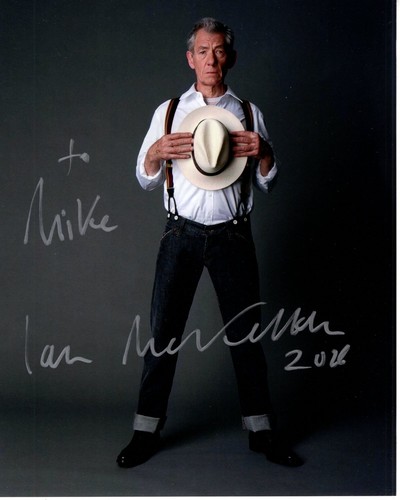 Ian mckellen autographed - ian,