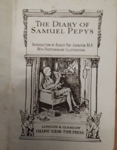 Old antique book diary - book-diary, of