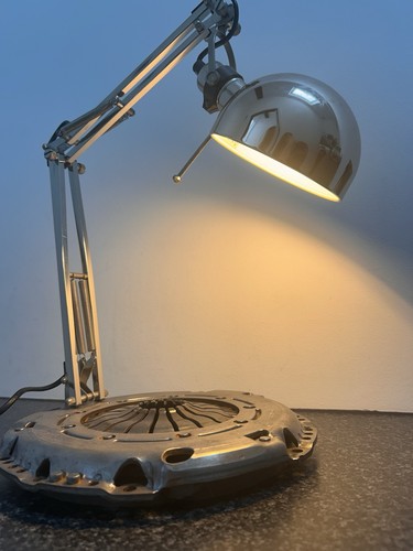 Desk lamp made from recycled - made,