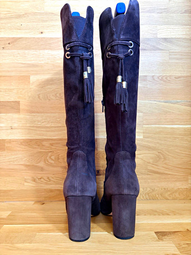 Biba knee high brown - biba, suede