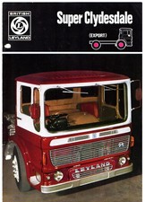 Leyland Super Clydesdale 1969-70 Export Markets Foldout Sales Brochure 