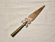 Original WW1 British Lee Enfield 303 Round Trench Art Letter Opener Lens France