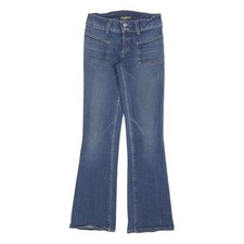 HUDSON Womens Blue Slim Flared