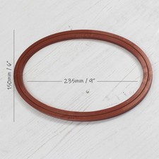Plastic oval embroidery hoop - oval,