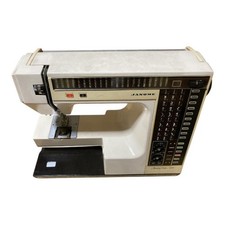 JANOME Memory Craft 6000 Computerized Sewing Machine Tested Working Embroidery