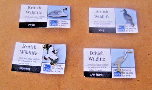 Badges rspb british wildlife - badges,